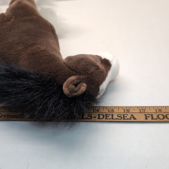 Gund Clyde Clydesdale Horse Plush Stuffed Animal 42985 Brown & White - Picture 11 of 11